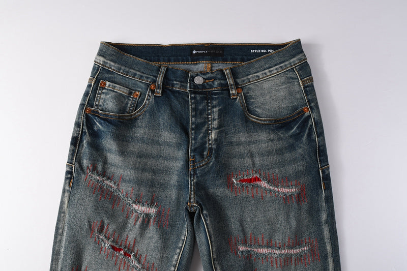 VELCEN Purple Brand Jeans P9114