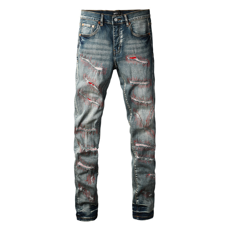 VELCEN Purple Brand Jeans P9114