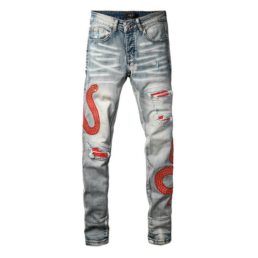 VELCEN Amiri Fashion Jeans  #8933