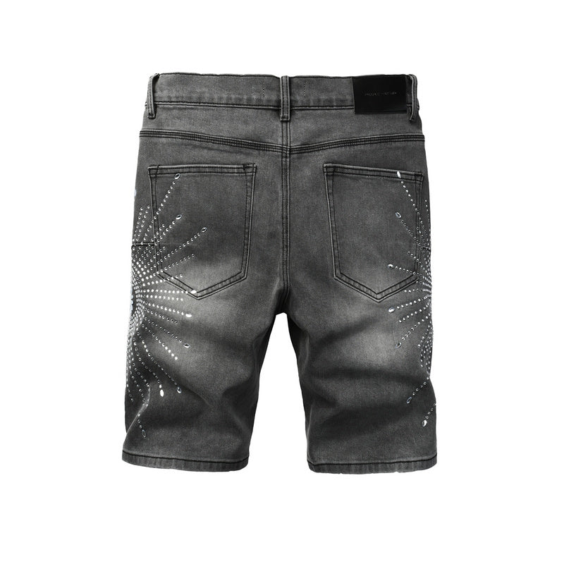 VELCEN Purple Brand Denim Shorts #5094