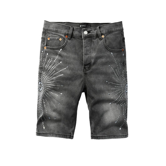 VELCEN Purple Brand Denim Shorts #5094
