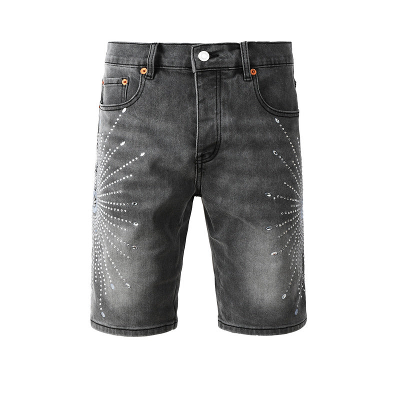 VELCEN Purple Brand Denim Shorts #5094