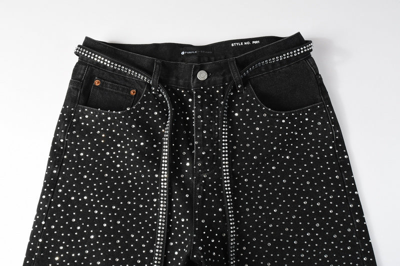 VELCEN Purple Brand Denim Shorts #5095