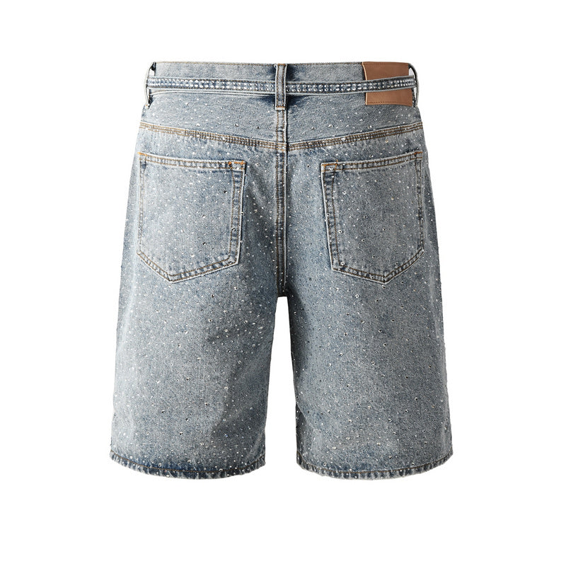 VELCEN Purple Brand Denim Shorts #5096