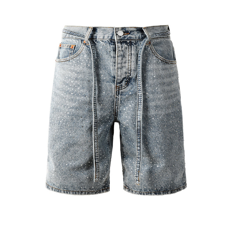 VELCEN Purple Brand Denim Shorts #5096