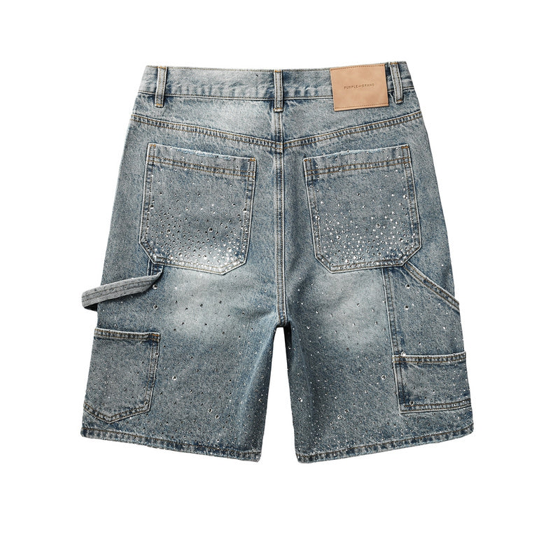 VELCEN Purple Brand Denim Shorts #5097