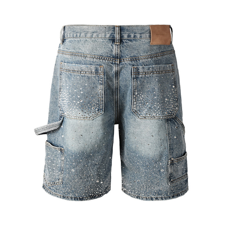 VELCEN Purple Brand Denim Shorts #5097