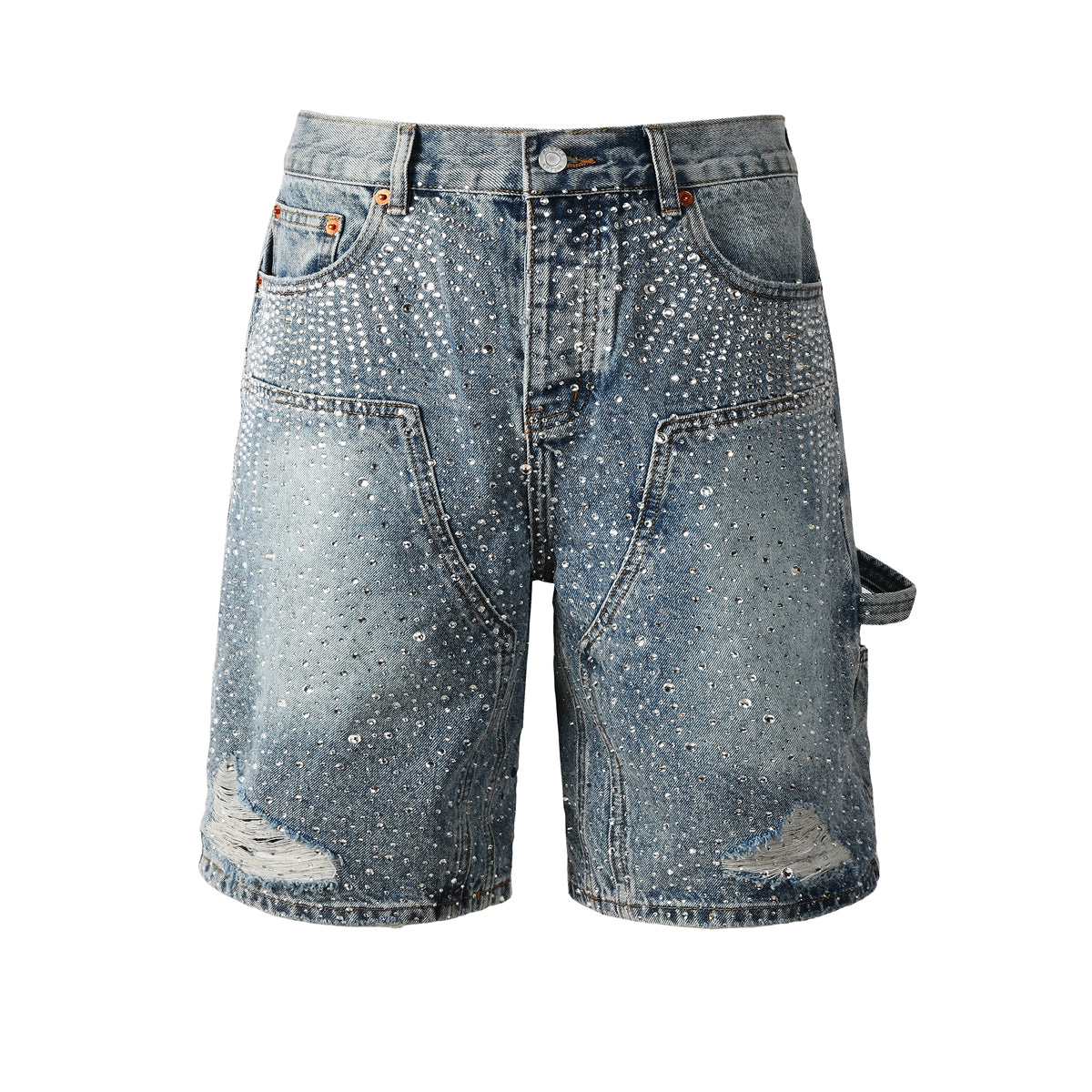 VELCEN Purple Brand Denim Shorts #5097
