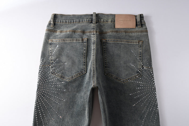VELCEN Purple Brand Jeans #9122