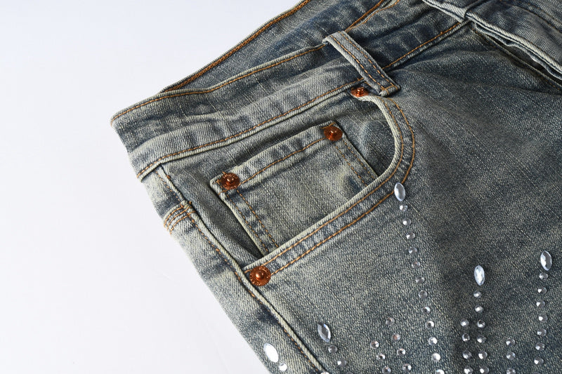 VELCEN Purple Brand Jeans #9122