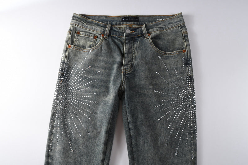 VELCEN Purple Brand Jeans #9122