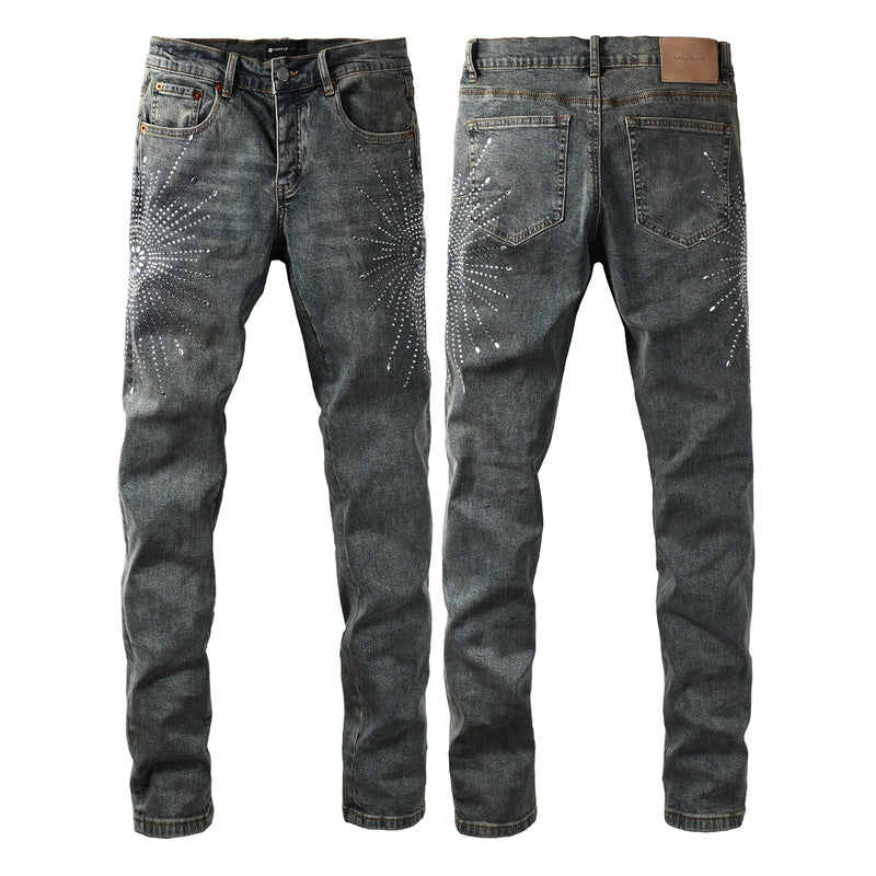 VELCEN Purple Brand Jeans #9122