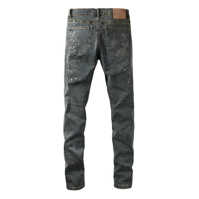 VELCEN Purple Brand Jeans #9122