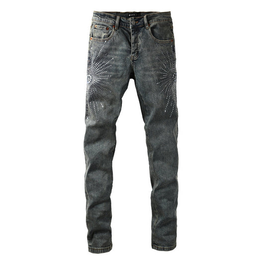 VELCEN Purple Brand Jeans #9122