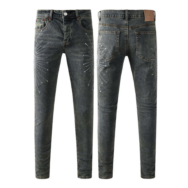 VELCEN Purple Brand Jeans #9122
