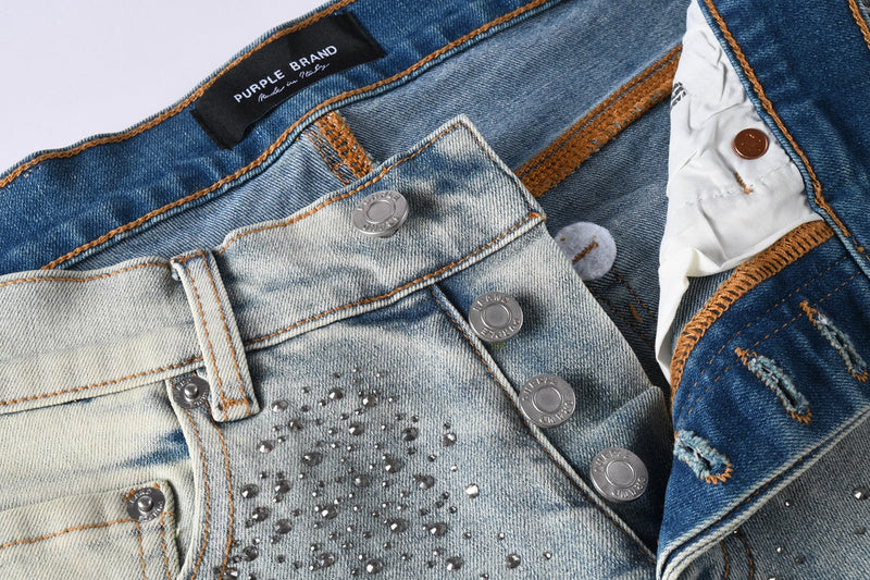 VELCEN Purple Brand Jeans #9127