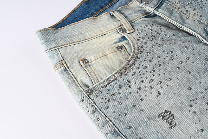 VELCEN Purple Brand Jeans #9127
