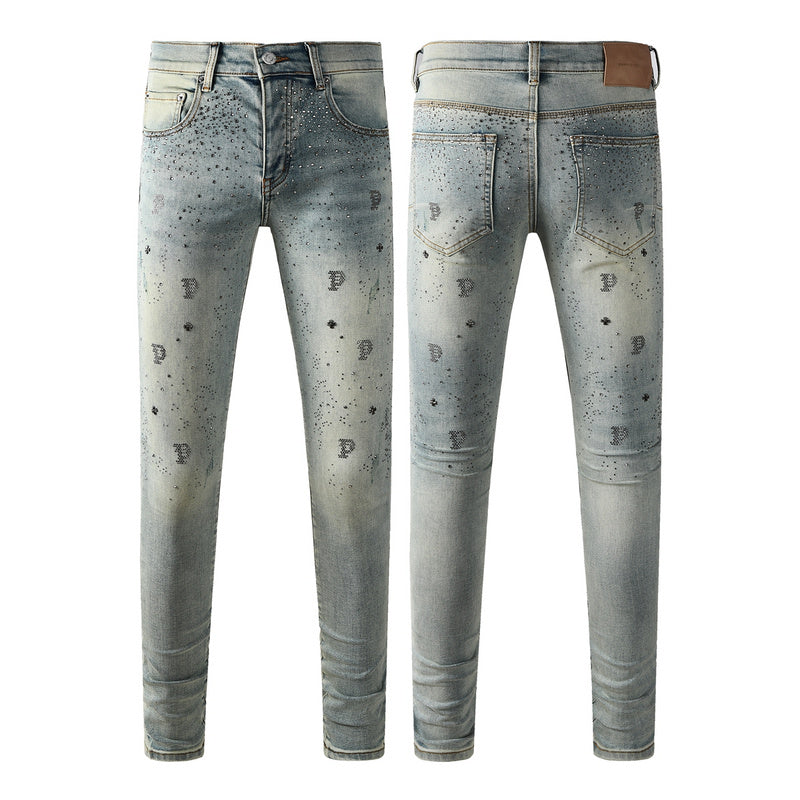 VELCEN Purple Brand Jeans #9127
