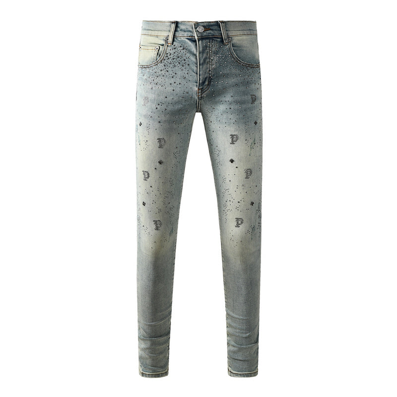VELCEN Purple Brand Jeans #9127