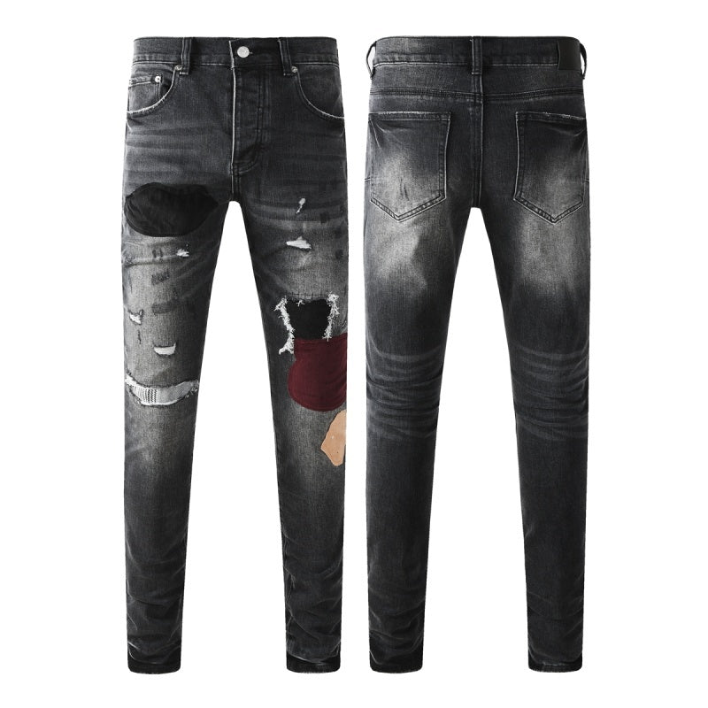 VELCEN Purple Brand Jeans #PU9135