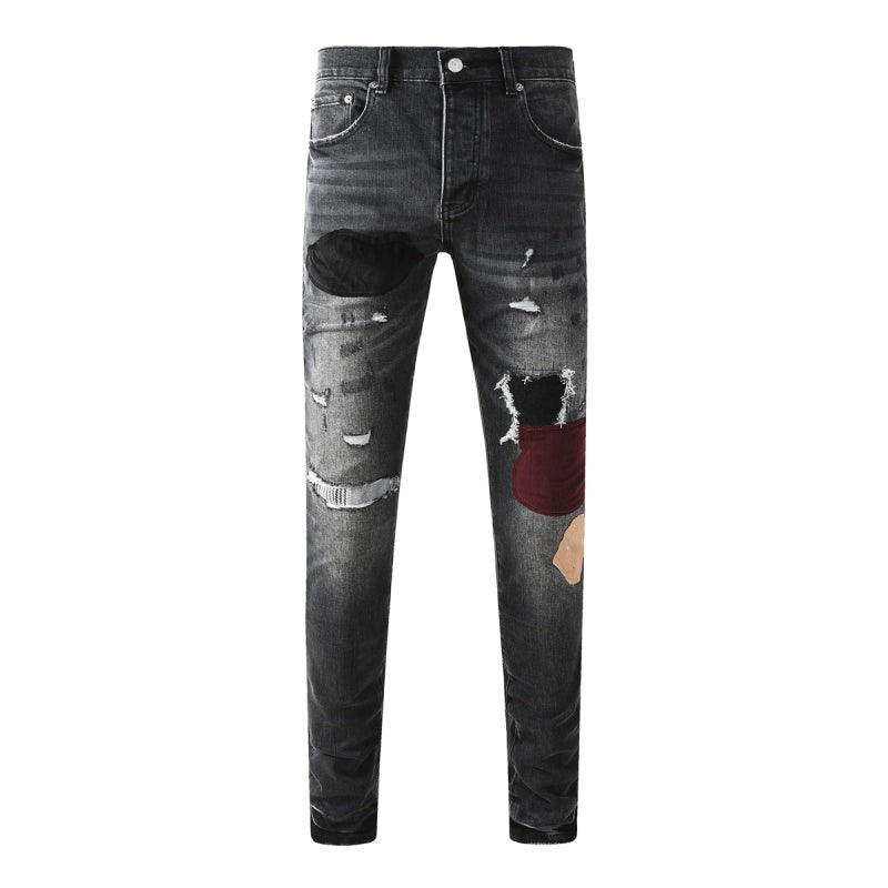VELCEN Purple Brand Jeans #PU9135