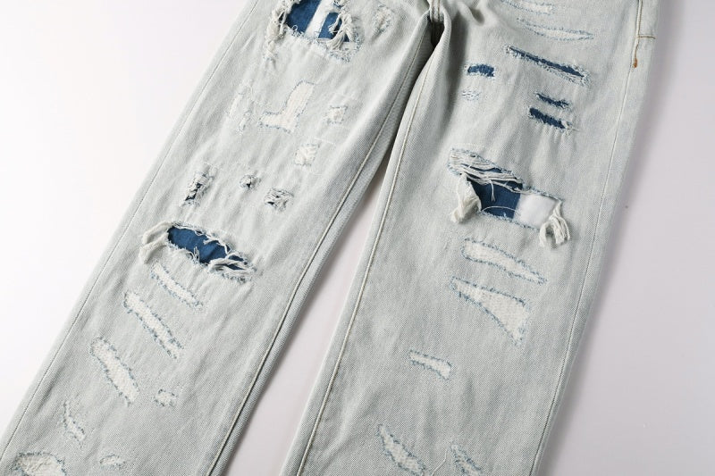 VELCEN Purple Brand Jeans #PU9142