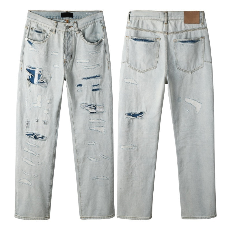 VELCEN Purple Brand Jeans #PU9142