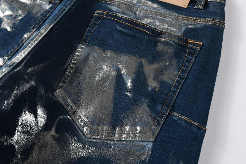 VELCEN Purple Brand Jeans #PU9134