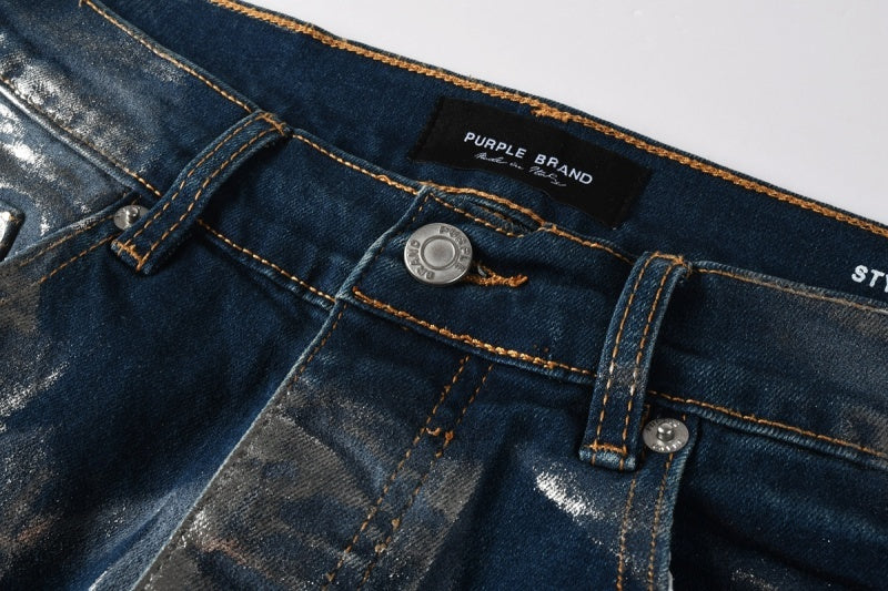 VELCEN Purple Brand Jeans #PU9134
