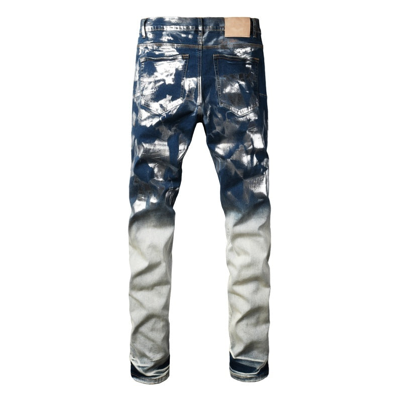 VELCEN Purple Brand Jeans #PU9134