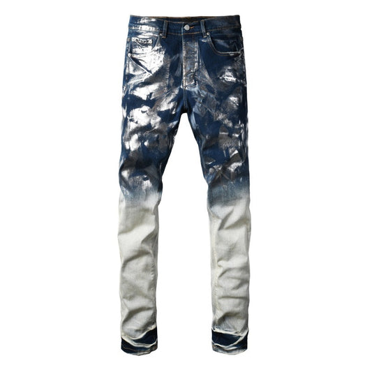 VELCEN Purple Brand Jeans #PU9134