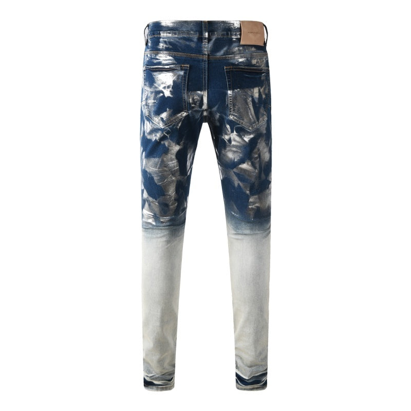 VELCEN Purple Brand Jeans #PU9134