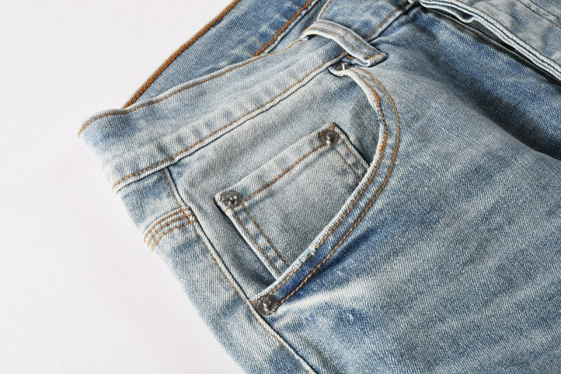 VELCEN Purple Brand Jeans #PU9136