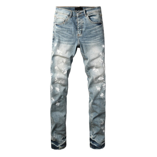 VELCEN Purple Brand Jeans #PU9136