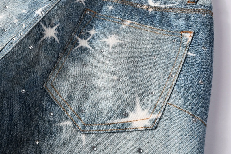 VELCEN Purple Brand Jeans #PU9141