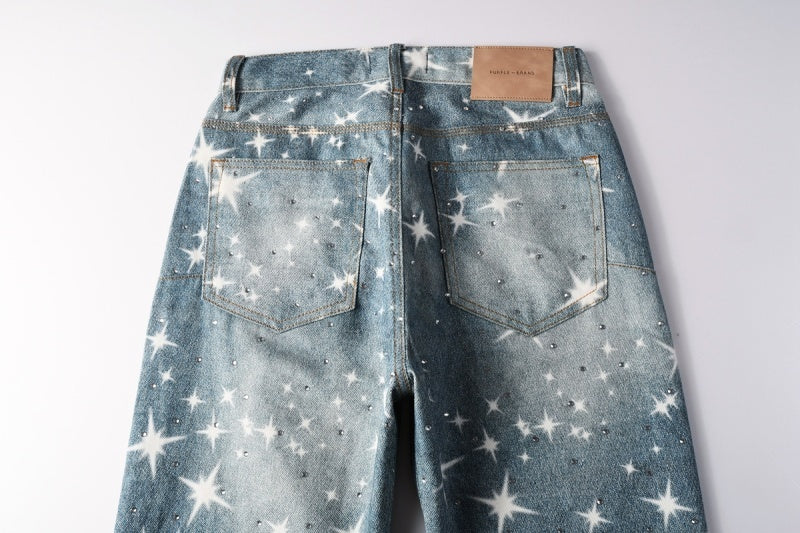 VELCEN Purple Brand Jeans #PU9141