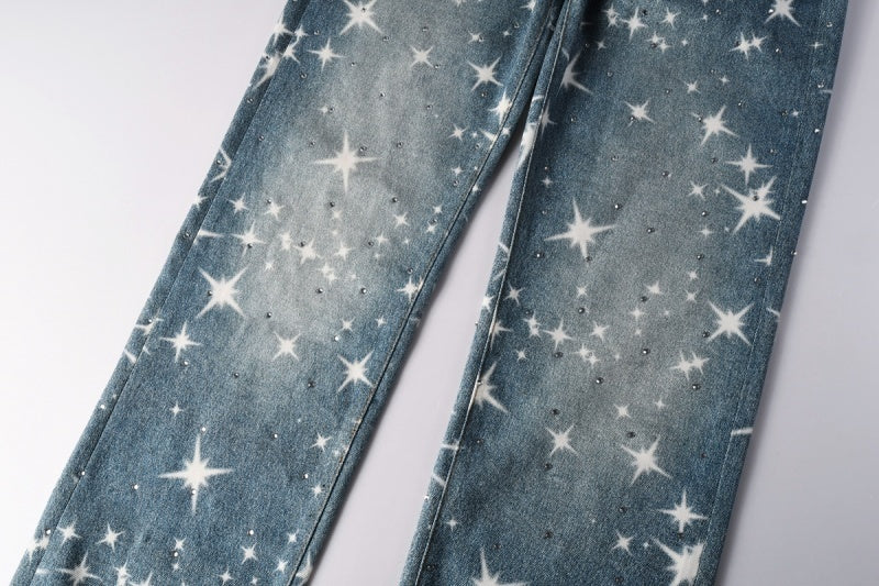 VELCEN Purple Brand Jeans #PU9141