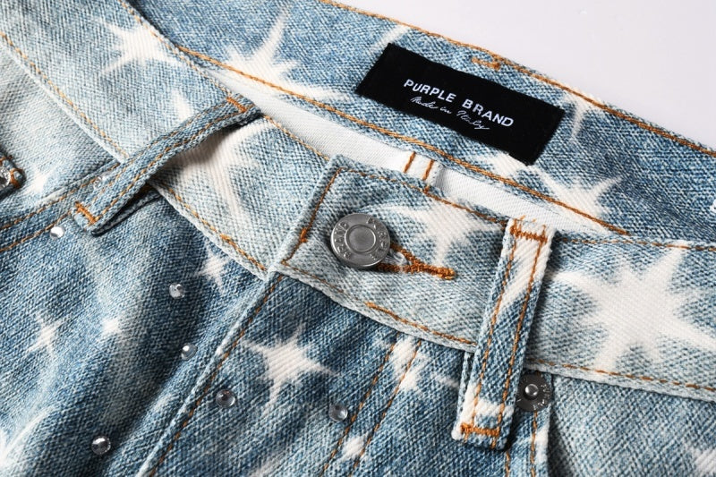 VELCEN Purple Brand Jeans #PU9141