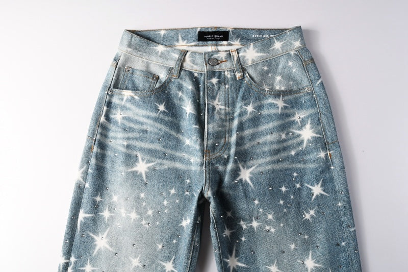 VELCEN Purple Brand Jeans #PU9141