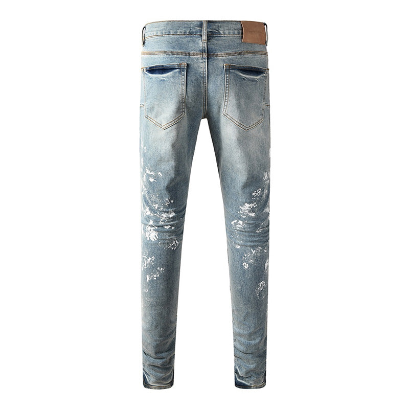 VELCEN Purple Brand Jeans #9136-5