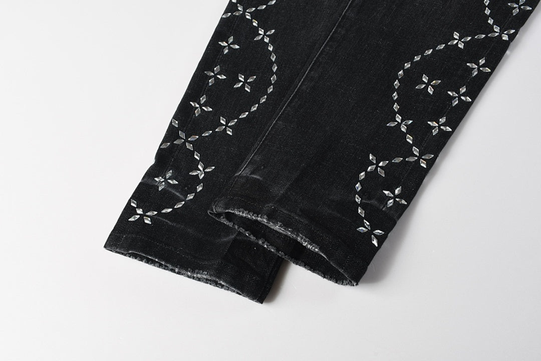 VELCEN Purple Brand Jeans #9145