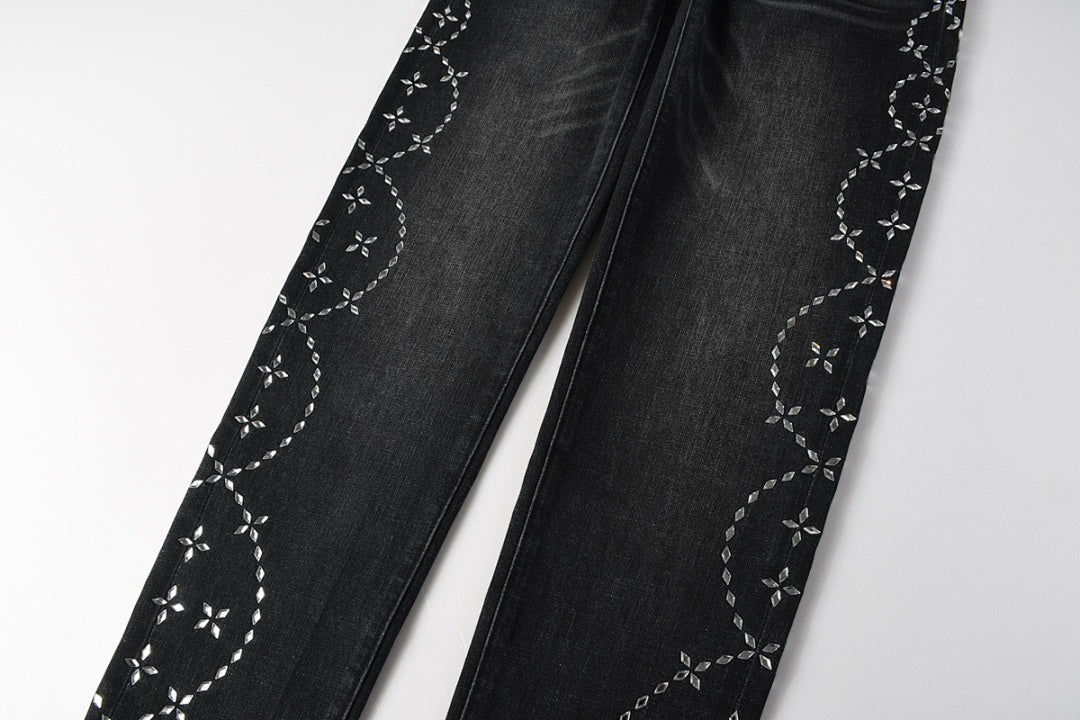 VELCEN Purple Brand Jeans #9145