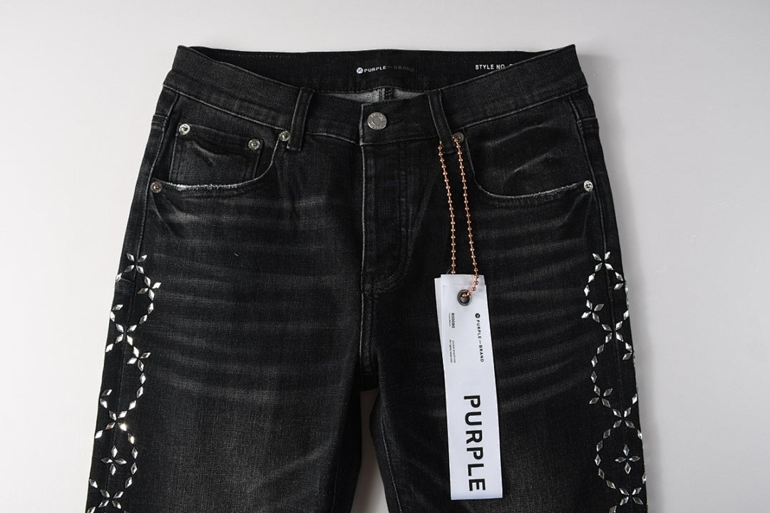 VELCEN Purple Brand Jeans #9145