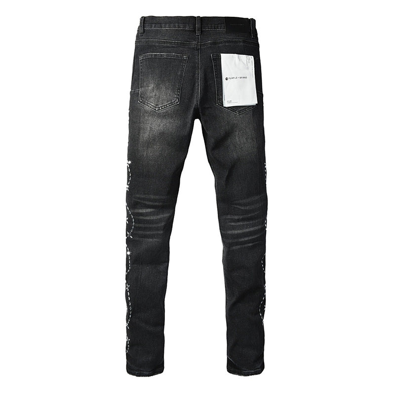 VELCEN Purple Brand Jeans #9145