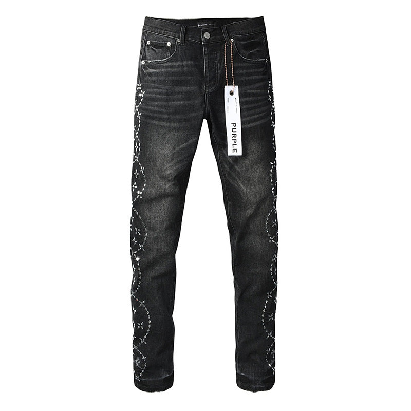 VELCEN Purple Brand Jeans #9145