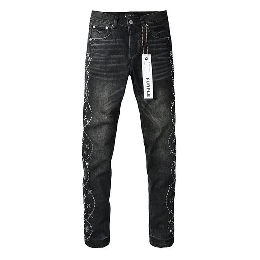 VELCEN Purple Brand Jeans #9145