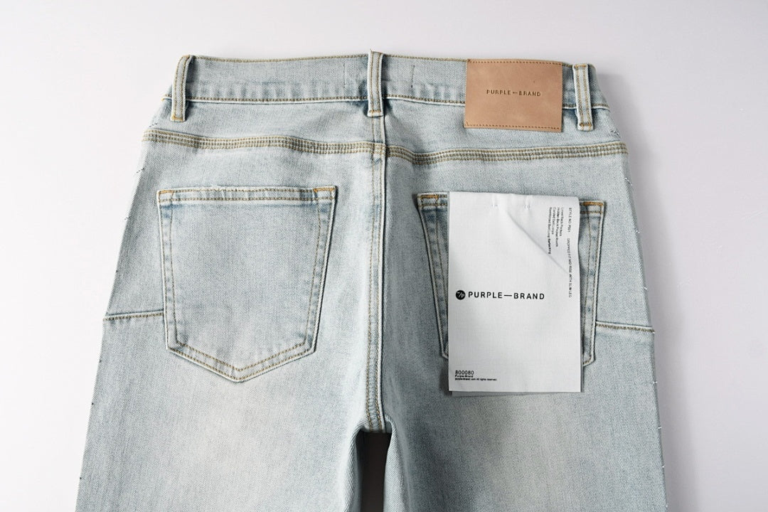 VELCEN Purple Brand Jeans #9143