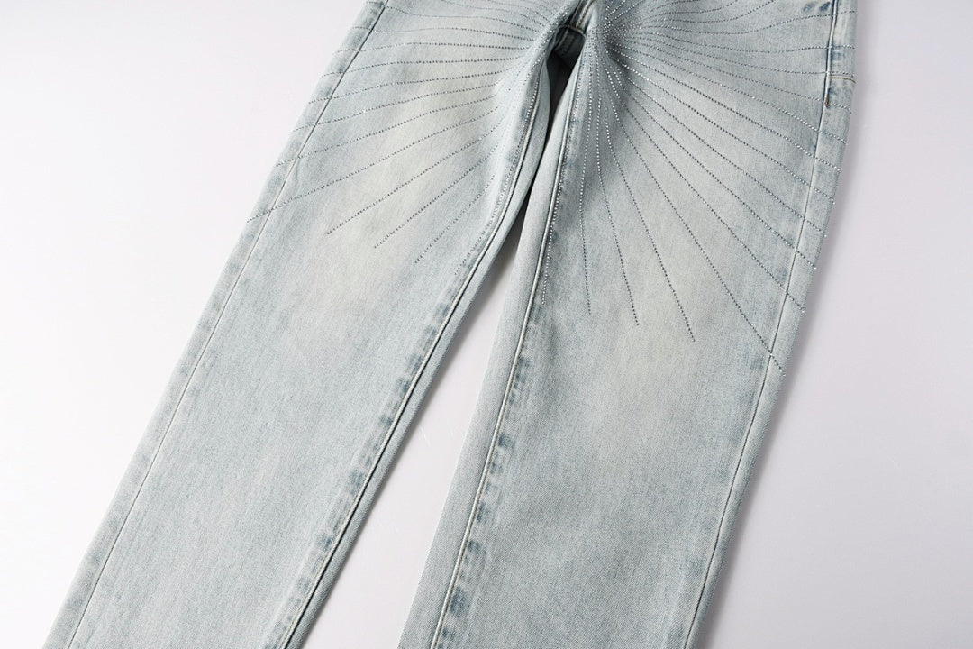VELCEN Purple Brand Jeans #9143