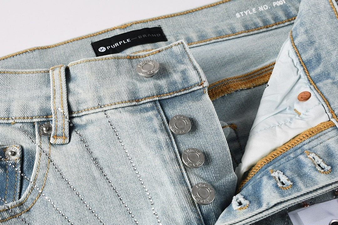 VELCEN Purple Brand Jeans #9143