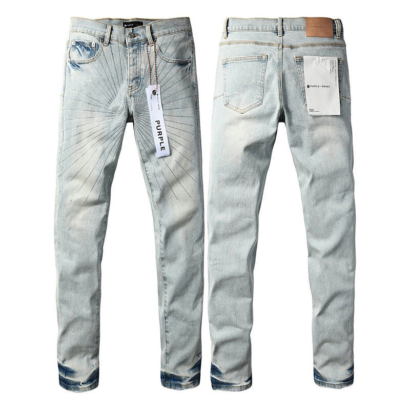 VELCEN Purple Brand Jeans #9143